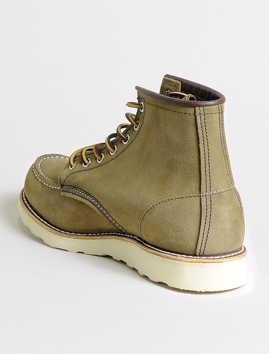 red wing moc toe olive