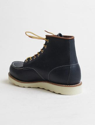Red Wing 8859 Classic Moc Toe Navy dettaglio laterale