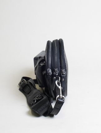 Re-Hard borsa 5100 tracolla tonda nero dettaglio zip