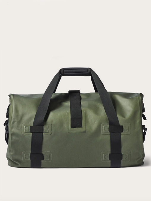Filson Medium Dry Duffle Bag Green back detail