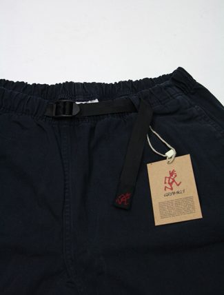 Gramicci Original G Shorts Double Navy dettaglio cintura