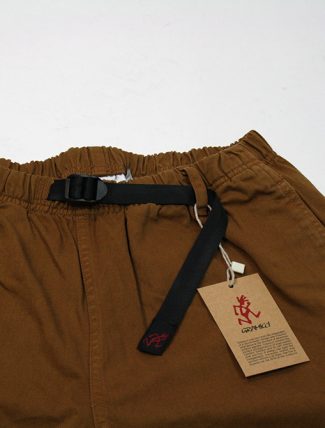 Gramicci Original G Shorts Mocha belt detail