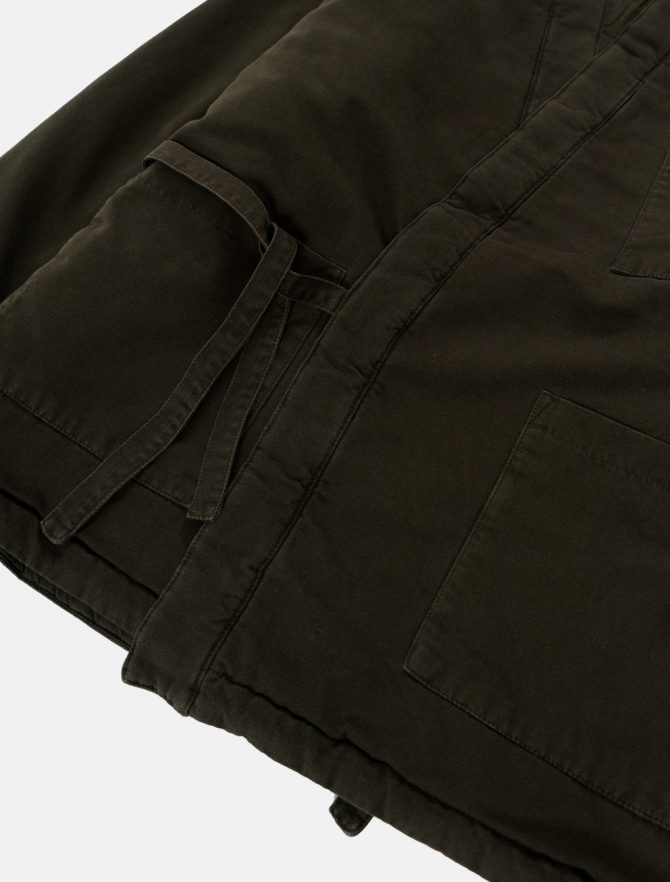 Universal Works Insulated Kyoto Jacket Black dettaglio