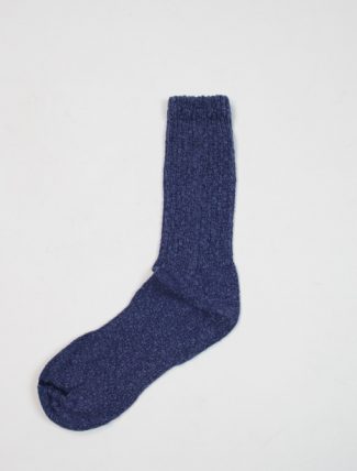 Red Wing 97370 Cotton Ragg Overdyed Socks Navy Blue detail
