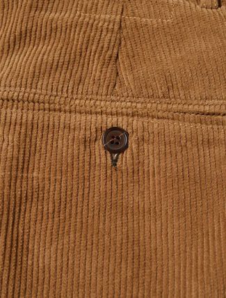 Universal Works Military Chino Cord Taupe pocket detail