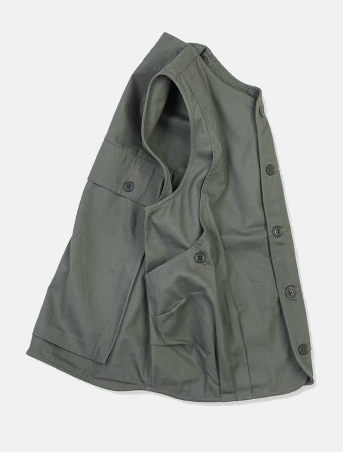 Workware Hunting Vest Green laterale