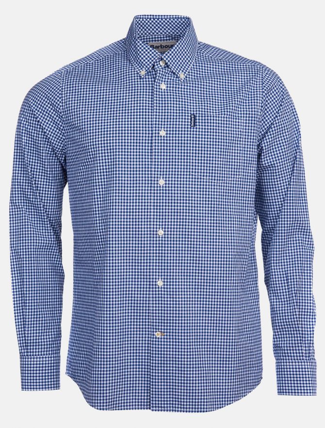 Barbour Gingham 19 Shirt Inky Blue