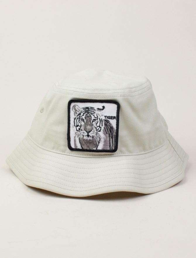 Goorin Bros Bucket Hat Tiger White