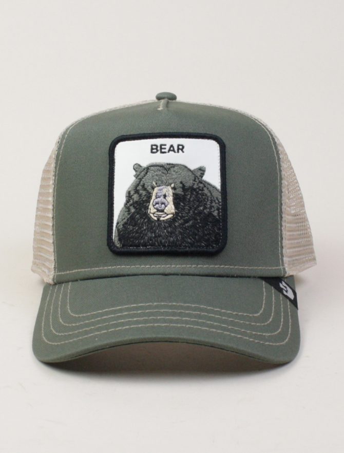 Goorin Bros Trucker Hat Bear Grey