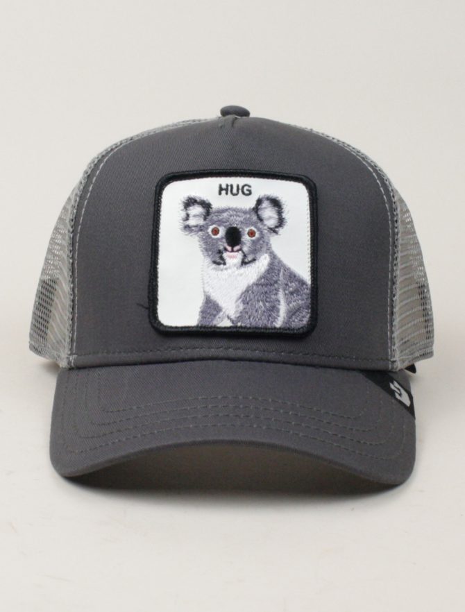 Goorin Bros Trucker Hat Hug Grey