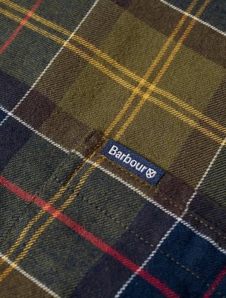 Barbour Fortrose Tailored Shirt Classic Tartan detail