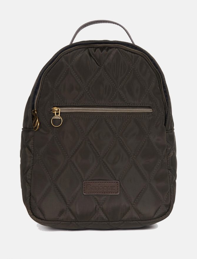 Barbour Witford Quilted Backpack Olive