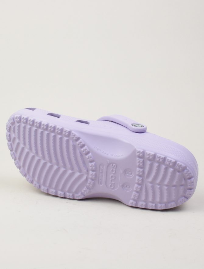 Crocs Classic Sabot U Lavender dettaglio suola