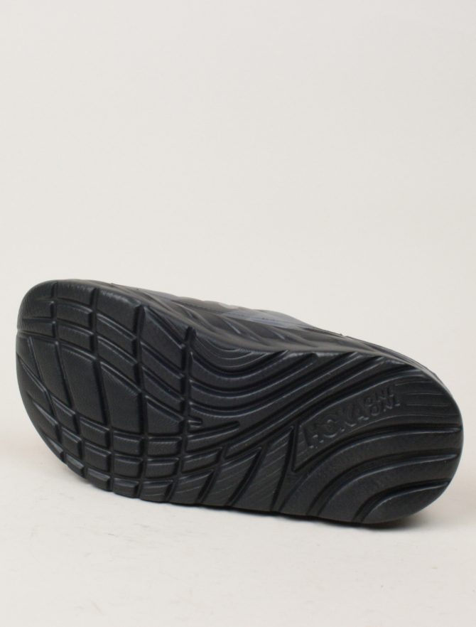 Hoka One One Ora Recovery Slide Black sole detail