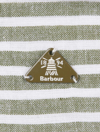 Barbour Betony Shirt Moss Stripe detail