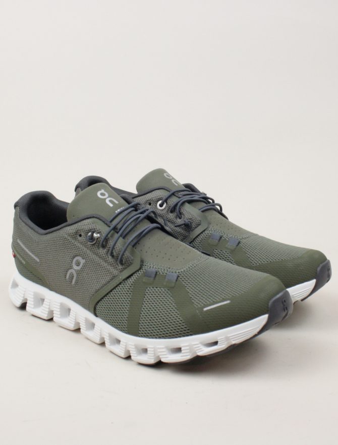 On Running Cloud 5 Olive White paio