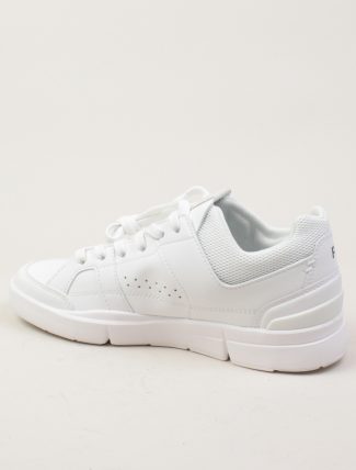 On Sneakers The Roger Clubhouse All White side detail