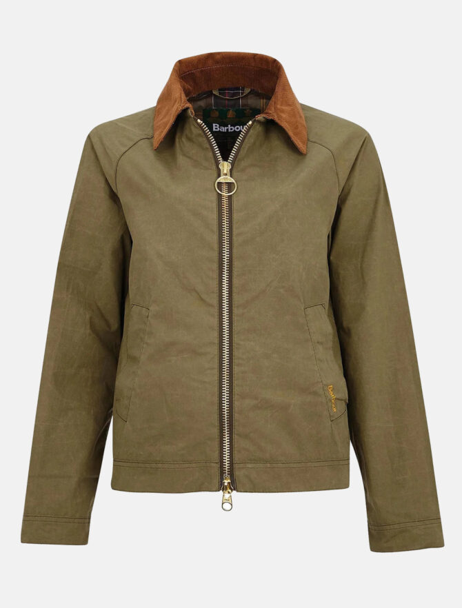 Barbour Campbell Showerproof Olive Classic