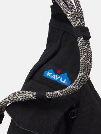 Kavu Mini Rope Bag Jet Black detail