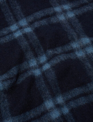 Universal Works Zip Gilet Soft Wool Fleece Navy dettaglio