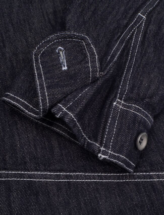 1St Pat-rn Duty Work Jacket Indigo Blue sleeve detail