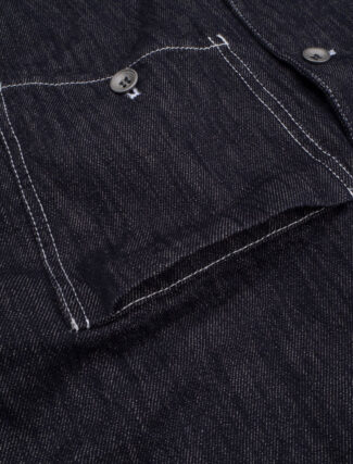 1St Pat-rn Duty Work Jacket Indigo Blue pocket detail