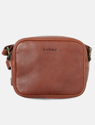 Barbour Clyde Leather Bag Brown
