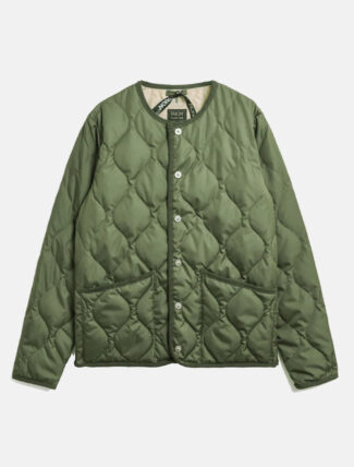 Taion Military Crew Neck Down Jacket Olive