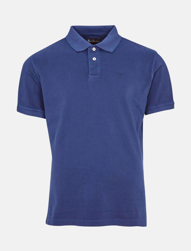 Barbour Washed Sports Polo Navy