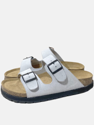 Corsi ciabatta 2 fasce suola Vibram merengue